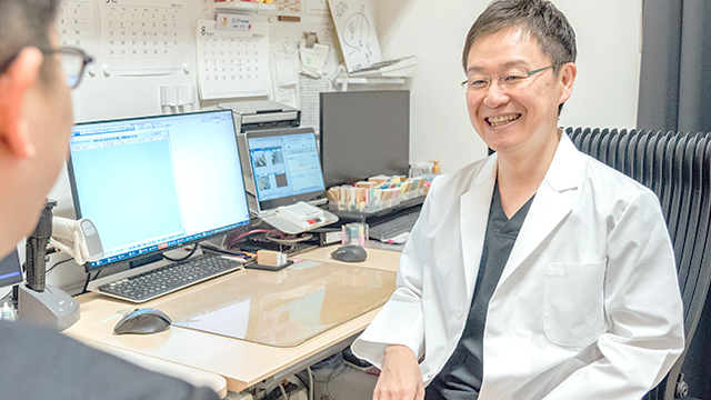 最新の治療法と心のふれあい