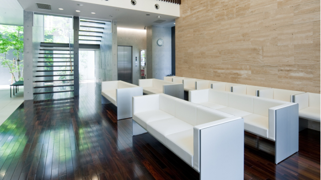 広々とした清潔な空間